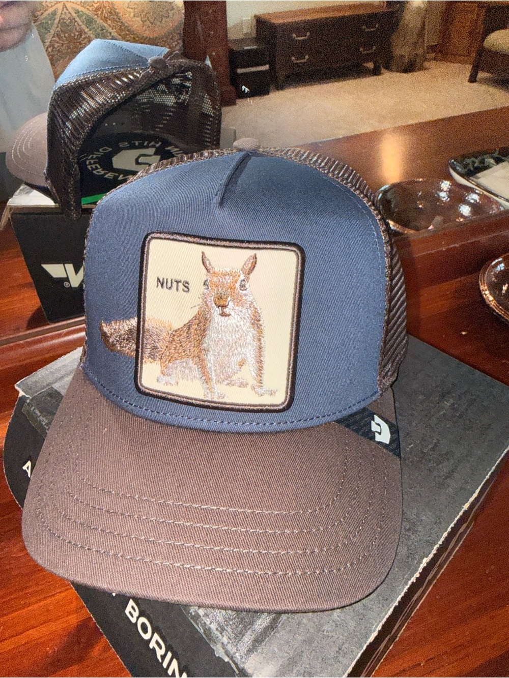 Goorin Bros 'Nuts' Squirrel Patch Trucker Hat